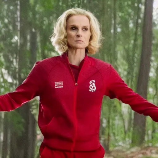 Image similar to sue sylvester in the film annihilation