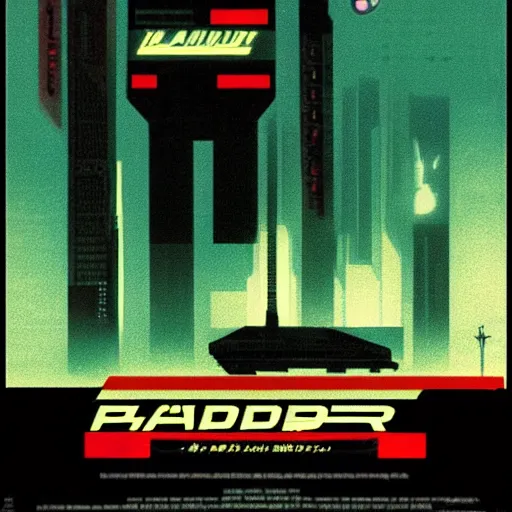 Image similar to bladerunner retro pastism sci-fi poster