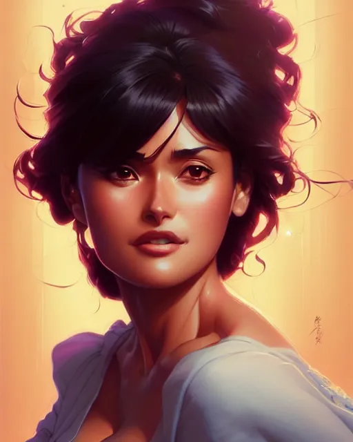 Image similar to salma hayek, portrait shinkai makoto studio ghibli studio key hideaki anno sakimichan stanley artgerm lau rossdraws james jean marc simonetti elegant highly detailed digital painting artstation pixiv