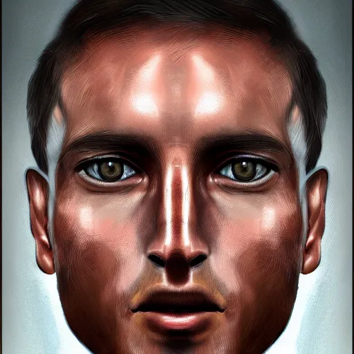 Image similar to Human face, Male, Digital painting, Highly detailed, colour