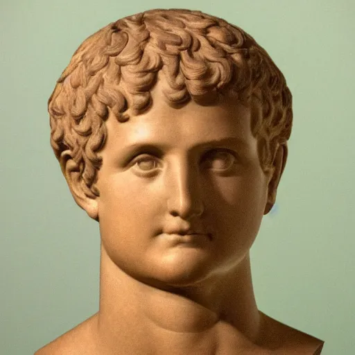 Prompt: augustus but as a real person, based on busts