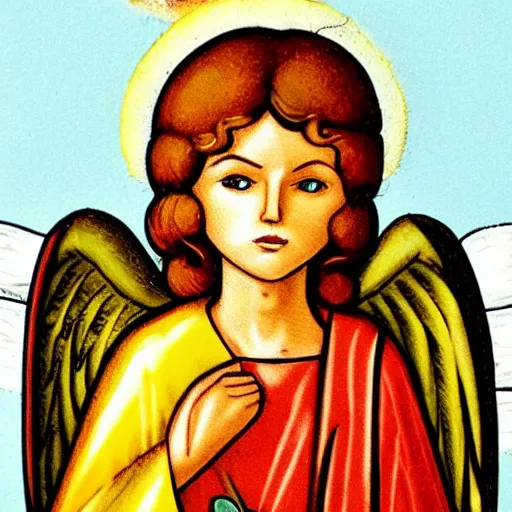 Image similar to biblically accurate angel