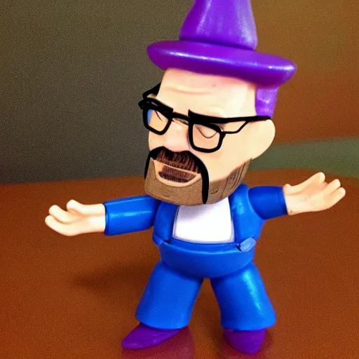 Image similar to Walter white mcdonald toy