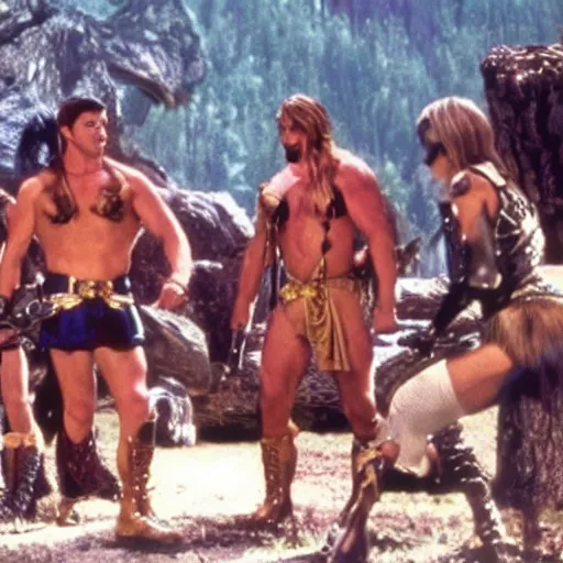 Prompt: still from golden axe the movie