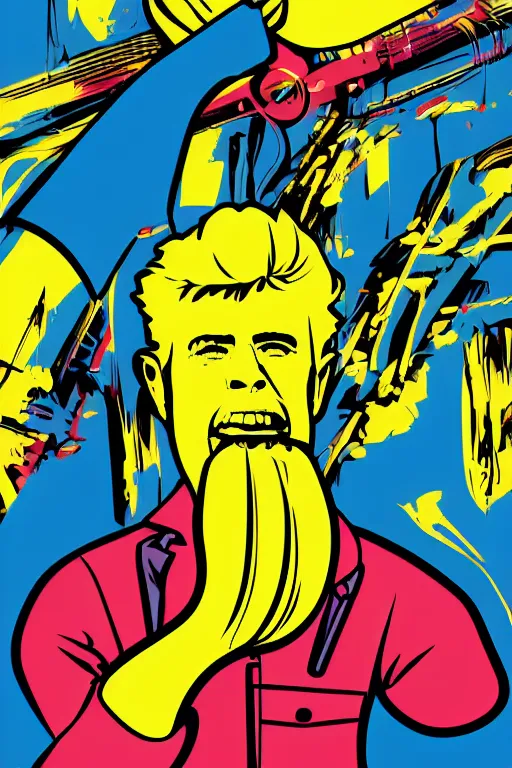 Prompt: banana, 7 6 retro futurist illustration art by butcher billy, sticker, colorful, illustration, highly detailed, simple, smooth and clean vector curves, no jagged lines, vector art, smooth andy warhol style