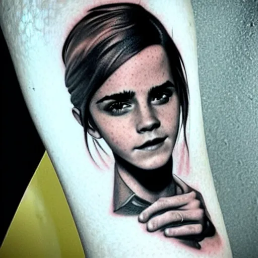 Image similar to tattoo of emma watson on arm