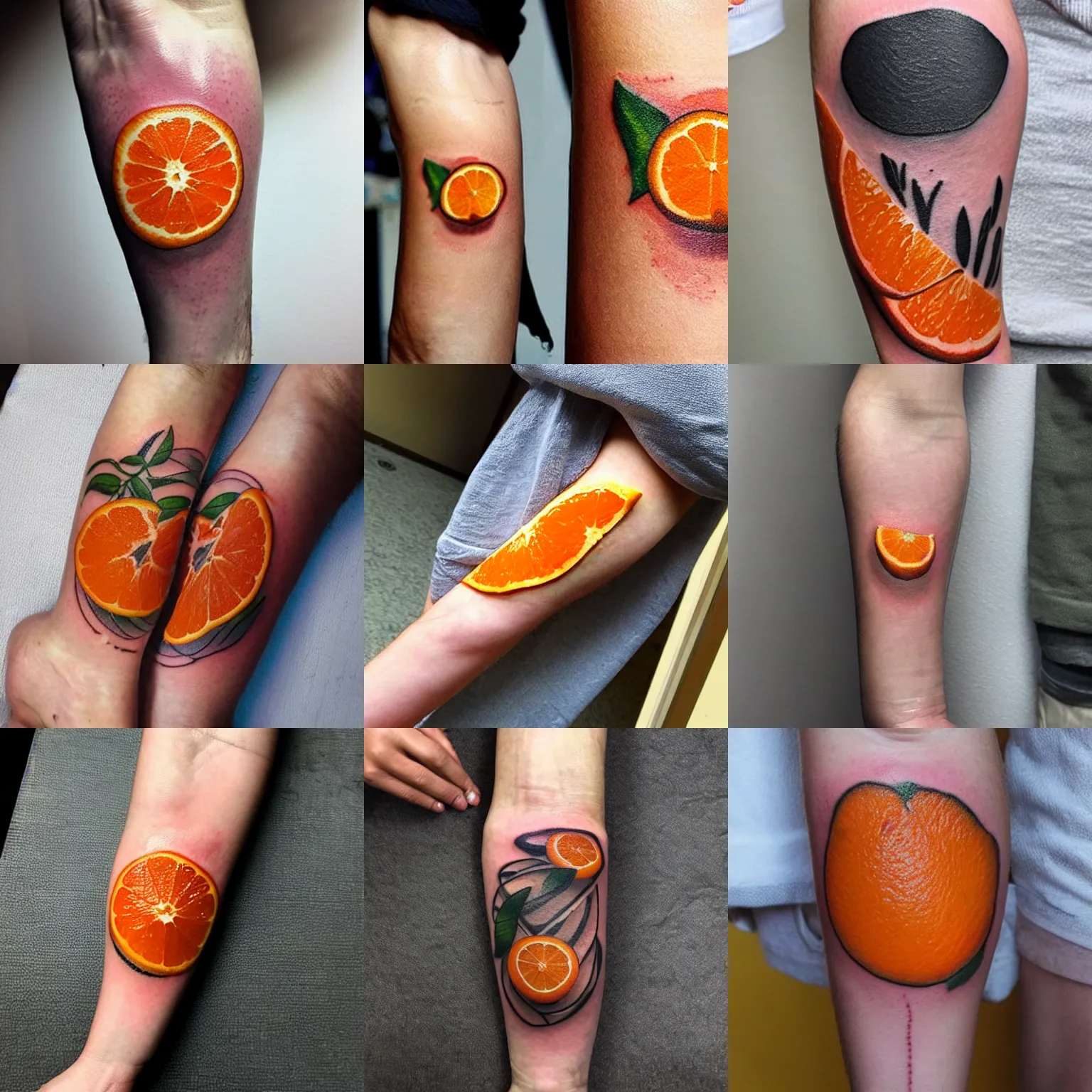 Trinitys baby orange slice thanks Trinity  threekingsli tattoo  tattoos minimalist minimalistattoo fineline finelinetattoo  Instagram