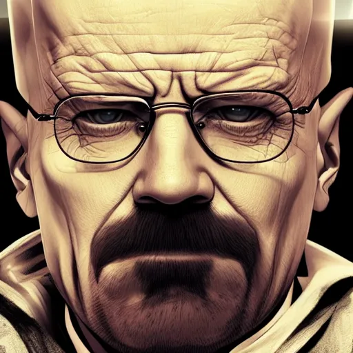 Image similar to Walter White is Batman, hyperdetailed, artstation, cgsociety, 8k