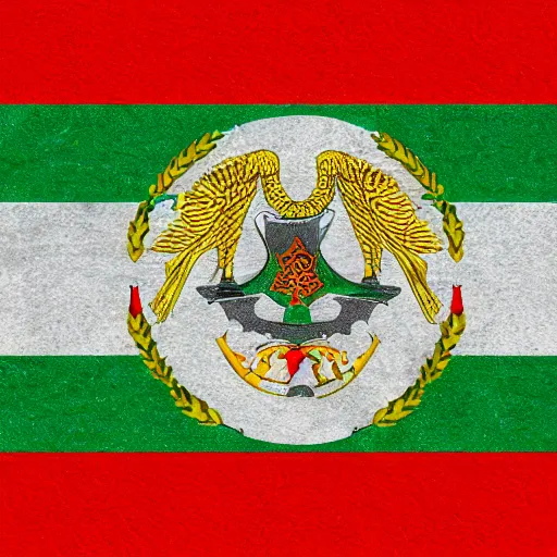 Prompt: flag of the Emirate of Qasm