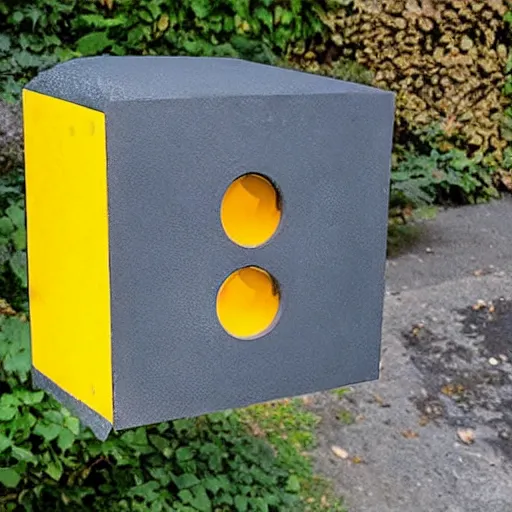 Prompt: a bat box designed by Le Corbusier