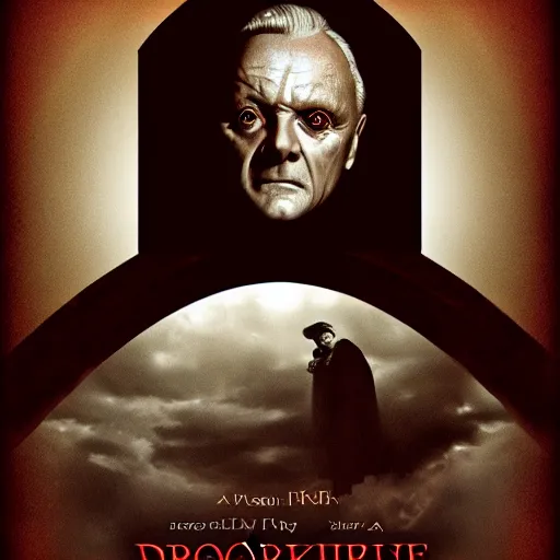 Prompt: anthony Hopkins as dracula, photorealistic, movie promo, movie poster, crisp, 4k