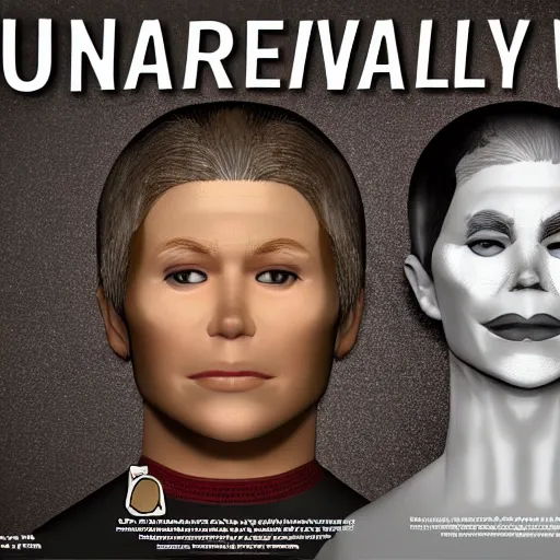 Image similar to uncanny valley