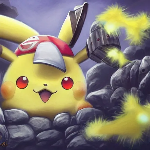 Prompt: pikachu in viking Valhalla, ethereal, whispy, photorealism