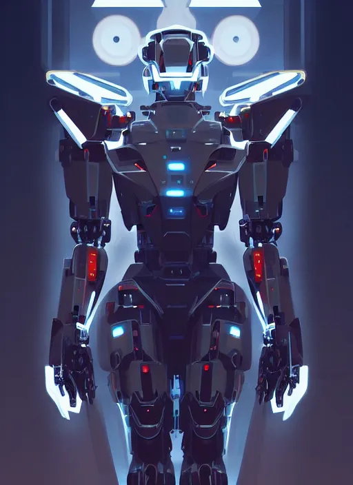 Prompt: symmetry!! full shot!!, full body!!, portrait of mecha with robot wings, dark atmosphere, glowing lights!! intricate, elegant, highly detailed, digital painting, artstation, concept art, smooth, sharp focus, illustration, art by julian del rey