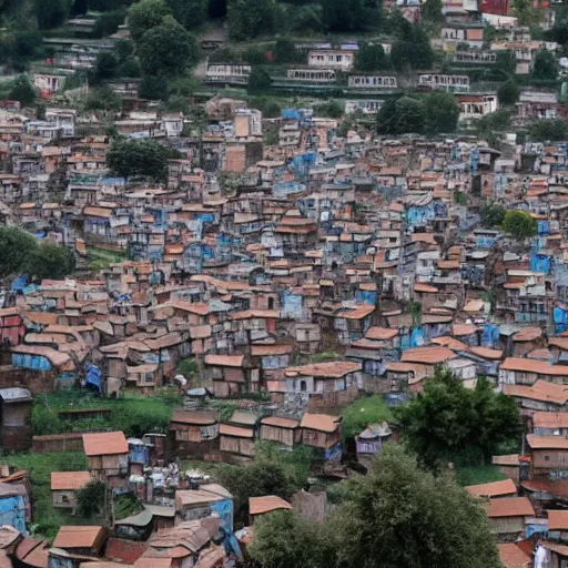 Image similar to slums in Europe