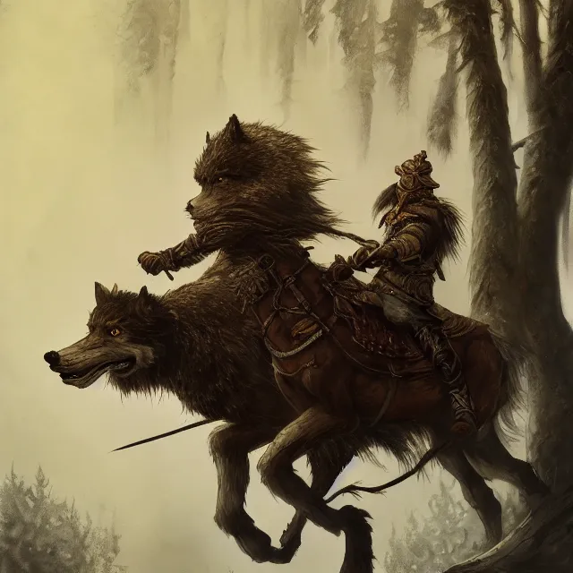 Image similar to young tsarevitch ivan riding on big grey wolf, slavic folk fairytale, story, fable, dramatic, fantasy art, an ultrafine detailed painting, academic art, ornate, inticate, elegant, sharp focus, artstation, by pavel korin, viktor vasnetsov