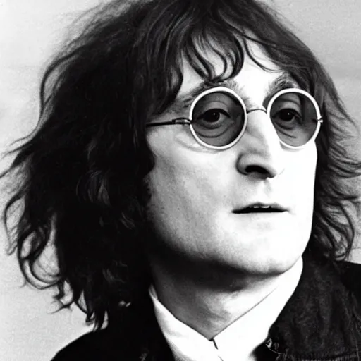 Prompt: john lennon at age 80, interview, NME