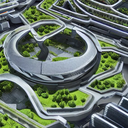 Prompt: A photo of a Futuristic, Solarpunk, Trinidadian Capitol, photorealistic, 4K