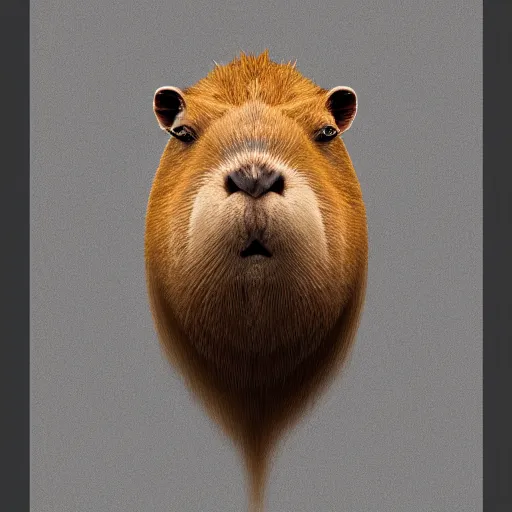 Prompt: capybara head on a human body 4k resolution, 8k resolution, HD Quality, highly detailed, very detailed, detailed, studio quality lighting, digital art, trending on Artstation