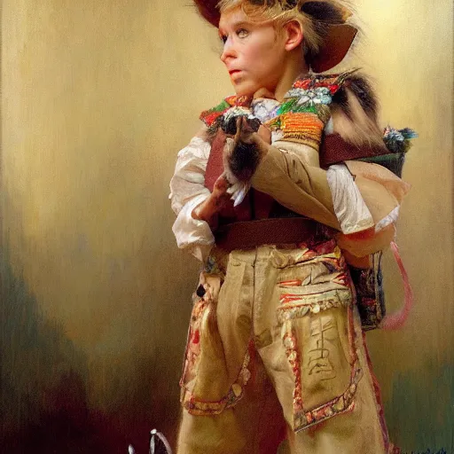 Image similar to a dressed guinea pig, highly detailed painting by gaston bussiere, craig mullins, j. c. leyendecker 8 k