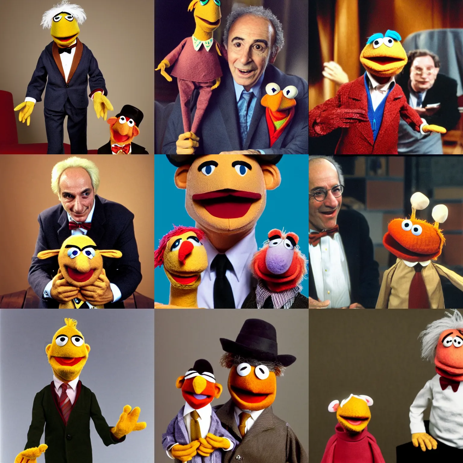Prompt: Saul Goldman as a puppet in the Muppets