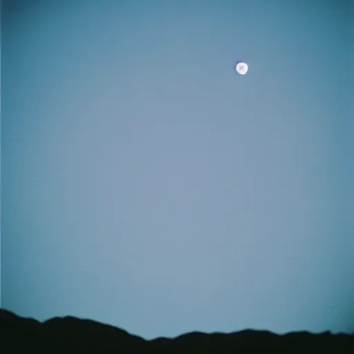 Image similar to full Moon in the Sky at night Fuji film