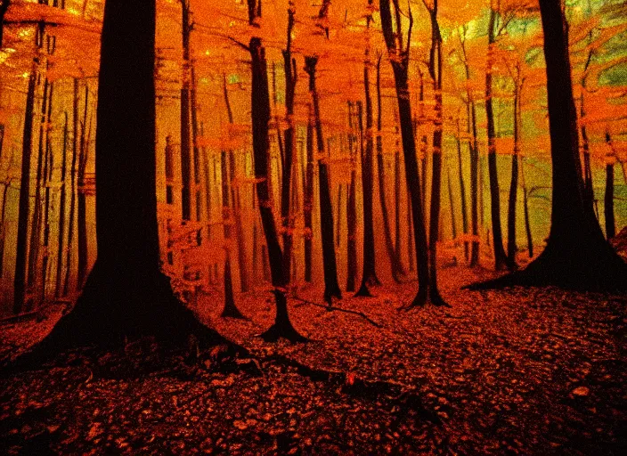 Image similar to photo of the beast with a million eyes, fujifilm velvia 5 0