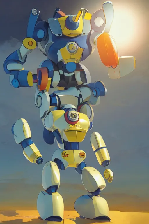 Image similar to metabots medabots medarotto medarot robot minimalist comics, behance hd by jesper ejsing, by rhads, makoto shinkai and lois van baarle, ilya kuvshinov, rossdraws global illumination ray tracing hdr radiating a glowing aura