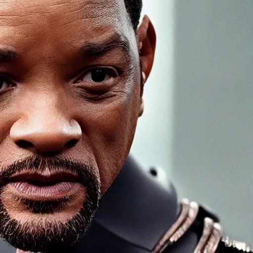 Prompt: will smith as black panther