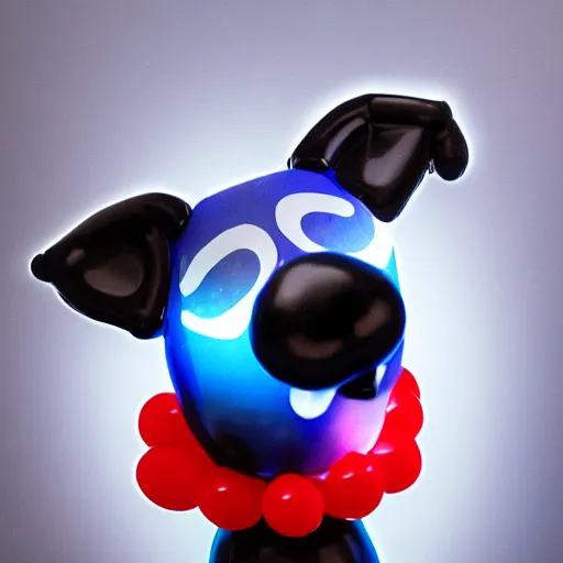 Image similar to balloon art dog, studio lighting, highly detailed, 4 k