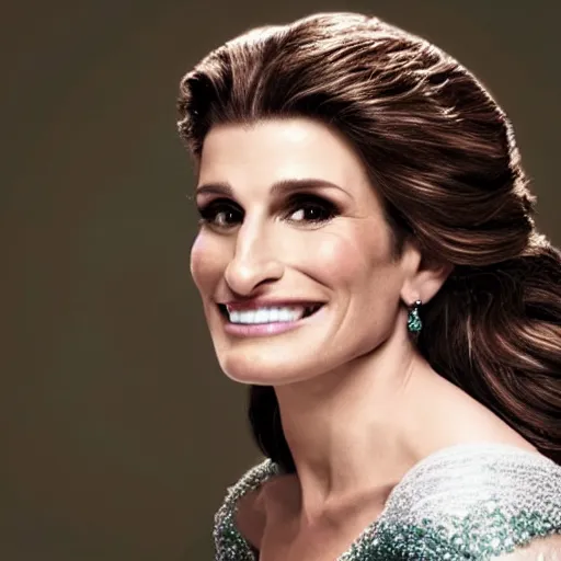 Image similar to A still of Idina Menzel as Elsa