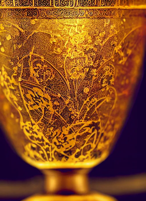 Image similar to a 2 8 mm macro photo of a broken intricate ming vase, splash art, movie still, bokeh, canon 5 0 mm, cinematic lighting, dramatic, film, photography, golden hour, depth of field, award - winning, anamorphic lens flare, 8 k, hyper detailed, 3 5 mm film grain