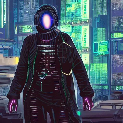 Prompt: a cyberpunk down in the shepherdtown core world