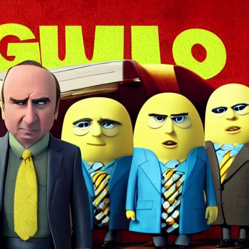 Prompt: saul goodman as gru