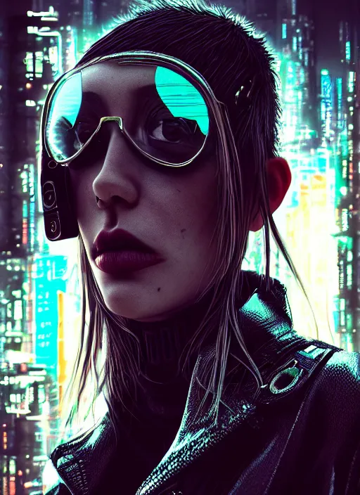 Image similar to portrait, 3 5 mm lomography, bouncer, gang clothing, fashion, id magazine, hyperrealism, detailed textures, photorealistic, 3 d cyberpunk apocalyptic city, ultra realistic, cinematic, intricate, cinematic light, unreal engine 8 k,, david kostic, artgerm