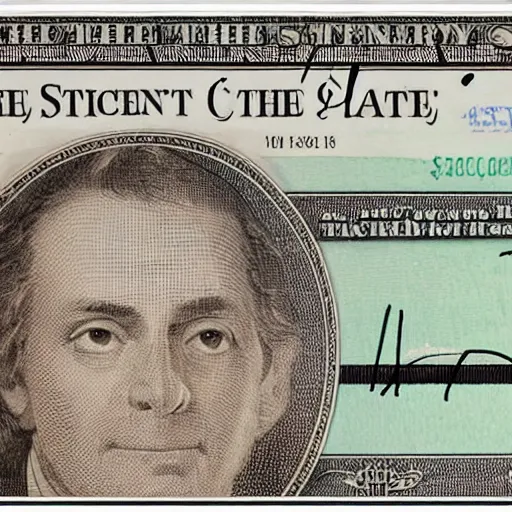 Prompt: the signature of the richest man on a check