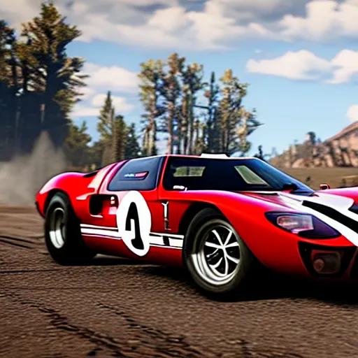 Image similar to ford gt 4 0 in red dead redemption 2