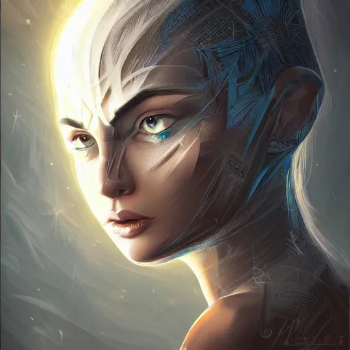 Image similar to comic book, kerli koiv by christopher _ c _ lee, light and shadow effects, intricate, highly detailed, digital painting, art station, concept art, smooth, sharp focus, illustration, advanced digital, atmospheric lighting, detailed face, christopher _ c _ lee