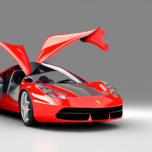 Prompt: Car themed fractal, 3d fractal, ferarri, supercar