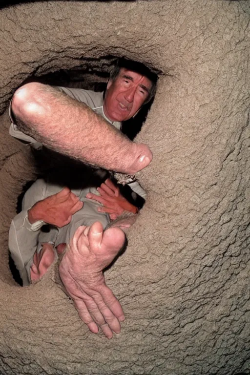 Prompt: randy mantooth crawling inside a giant intestine, 4 k, high definition,