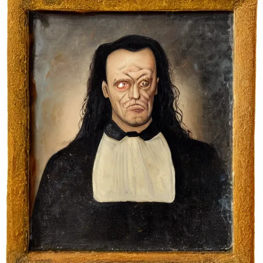 Prompt: portrait of the undertaker