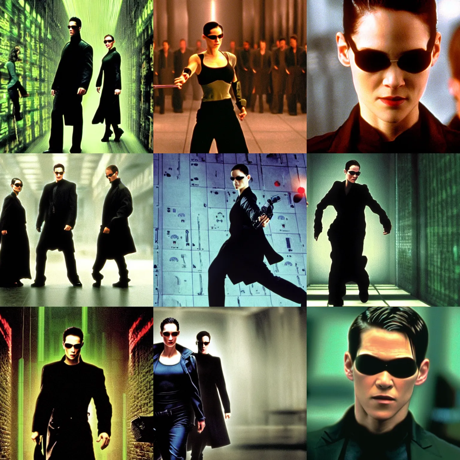 Movie still from The Matrix, Complementary Color | Stable Diffusion ...