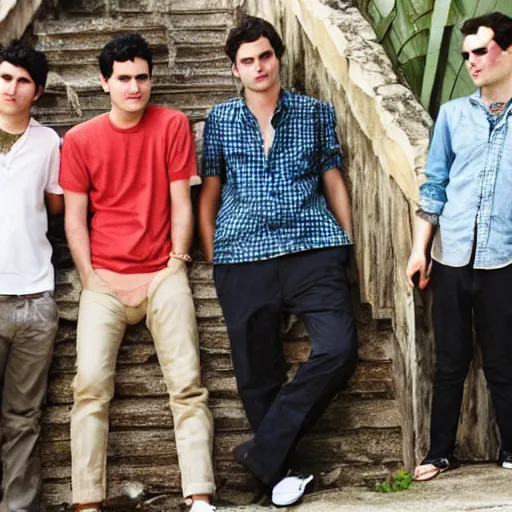 Prompt: Vampire weekend in Jamaica