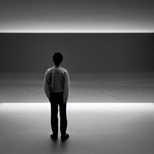Prompt: a portrait of a character in a scenic environment by Hiroshi Sugimoto