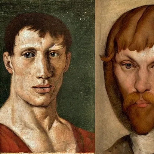 Prompt: A 16th century mannerism painting of Jerma985, portrait of Jerma985, grainy, realistic, very realistic, hyperrealistic, highly detailed, very detailed, extremely detailed, very neat, very epic, very cool, detailed, trending on artstation