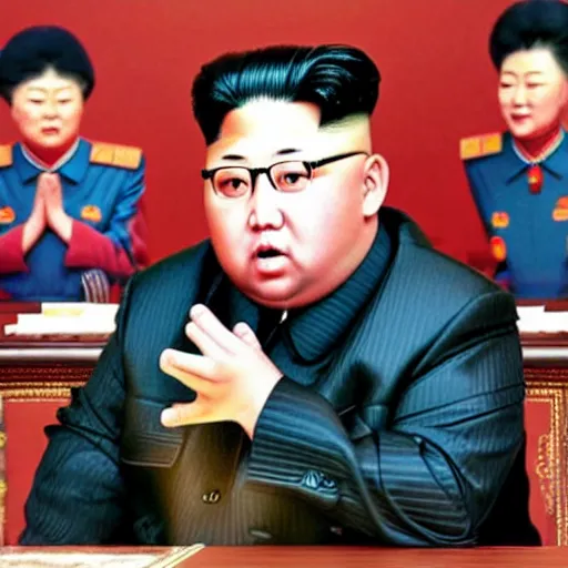 Image similar to kim jong - un very fat