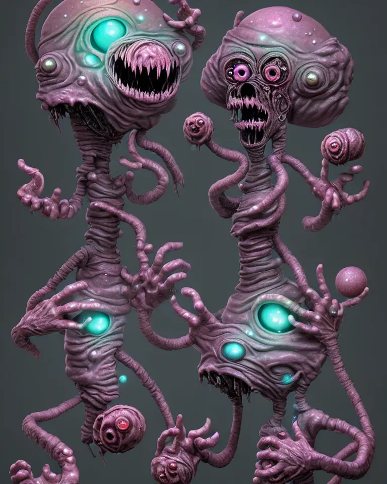 Image similar to your mom is a cosmic horror by bruce brenneise and wayne haag, photorealistic digital concept art, illustration, in the style of cuphead, trending on cgsociety, trending on zbrush central, very intricate zbrush model, zbrush central contest winner