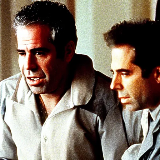 Prompt: Jeffery Epstein stars in Face/Off (1997)