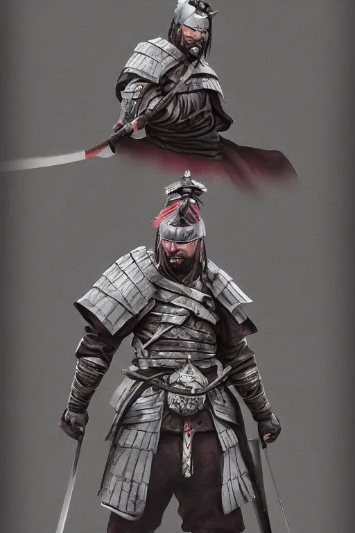 Image similar to samurai warrior by ariel perez from artstation