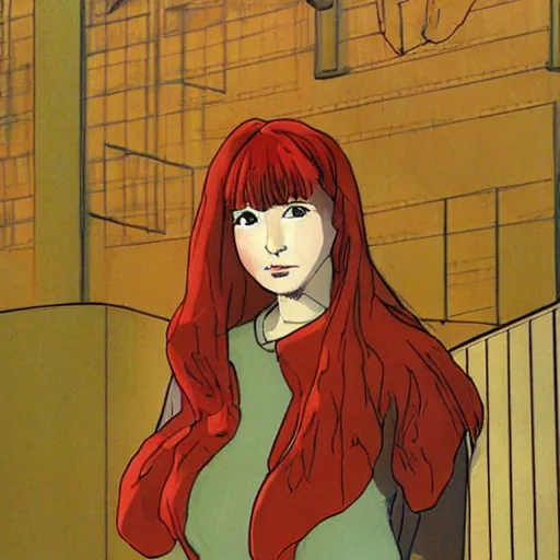 Image similar to amy pond by satoshi kon